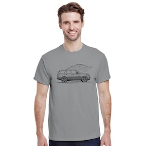 Range Rover 3 Heavyweight Unisex Crewneck T-shirt | Gildan® 5000
