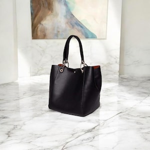 Handgefertigte PU-Leder-Handtasche | Große Kapazität Designer Tasche für Frauen | Stilvolles Geschenk