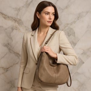 Handcrafted Leather Retro Shoulder Bag | Vintage PU Women's Large Capacity Tote | Ideal Everyday & Travel Gift for Her