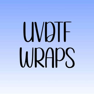 UVDTF 16 Unzen Cup Wraps: Charaktere & Mixed Styles - Gebrauchsfertig