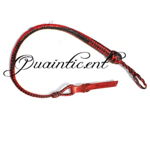 3Ft Barrel Racing Quirt Cowhide Leather Whip