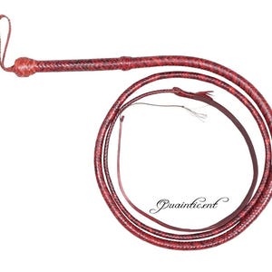 8 Ft Indiana Jones Style Cowhide Leather Bullwhip: Offer ( Check description)