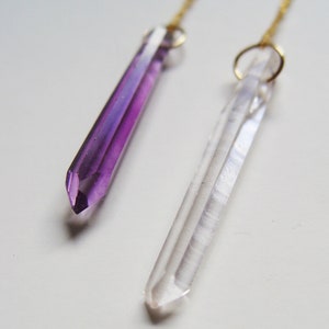 Angel Aura Quartz Necklace: 14k Gold Filled Rainbow Crystal Pendant - Healing Gemstone Boho Jewelry