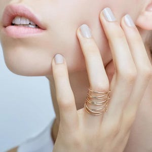 14K Gold Filled Infinity Ring: Spiral Wrap Wedding Band -  Circle of Life Anniversary Jewelry