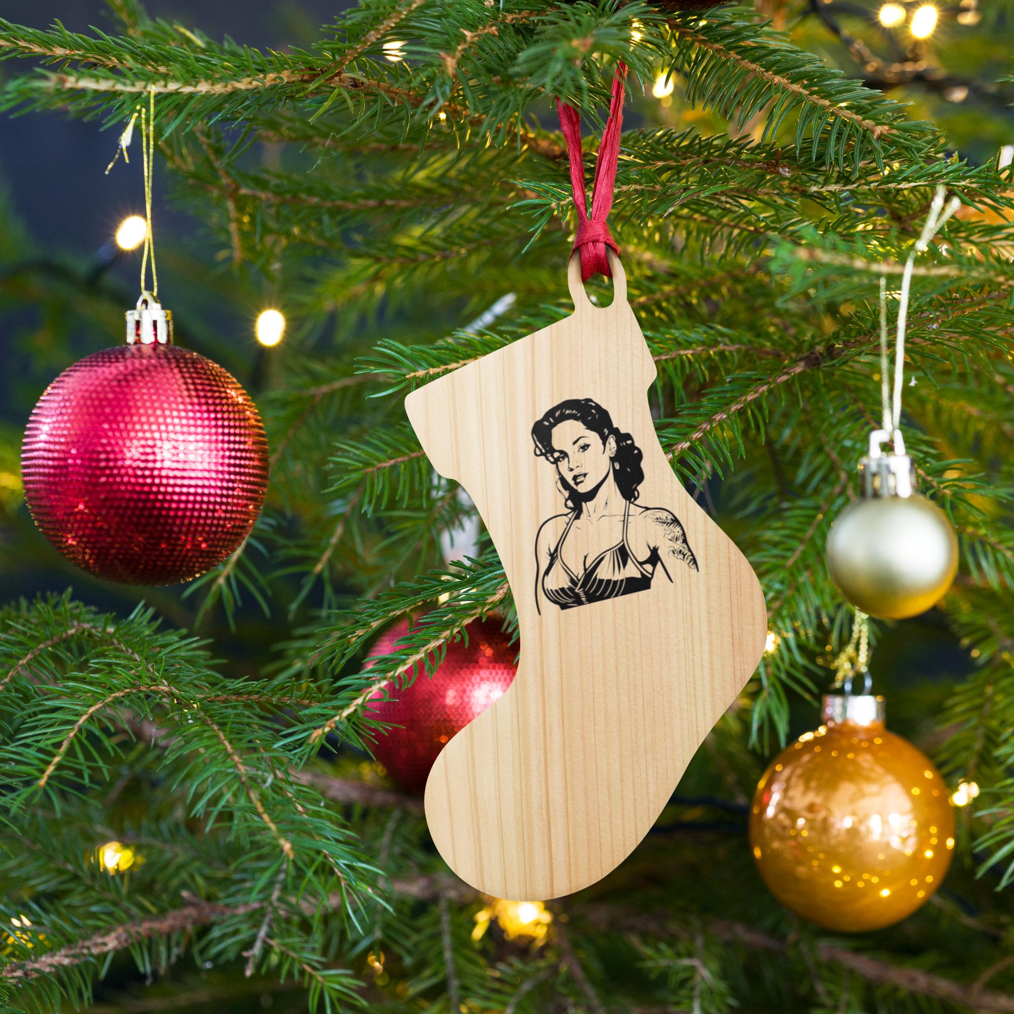 ヒノキ木製オーナメント：両面プリント、マグネットバック - Etsy 日本