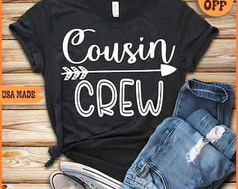 Cousin Crew Shirt: Passendes Familientreffen T-Shirt
