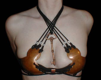 Copper Metal Bra 50.100 Measurements Required