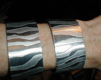 Metal Zebra Cuff