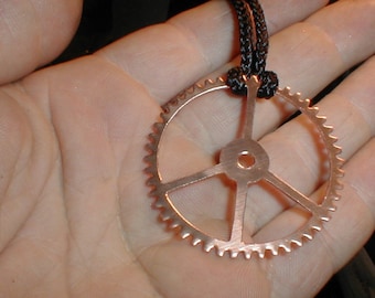 Steampunk Peace Sign Pendant