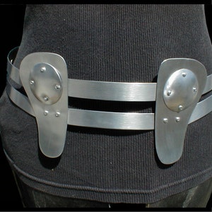 Thor Styled Metal Belt with adjustable tie back image 1