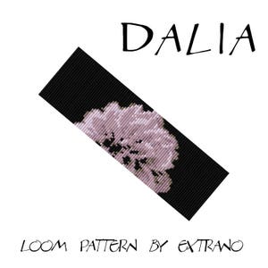 Bead Loom Pattern, Loom Tutorial, Beading Pattern, Loom Beading Pattern, Bracelet Tutorial, Bracelet Pattern, Loom Flower Pattern DALIA image 2