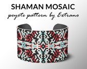 bracelet design, odd count peyote, stitch pattern, pdf pattern, bracelet peyote, peyote pattern, native american jewelry, huichol bracelet