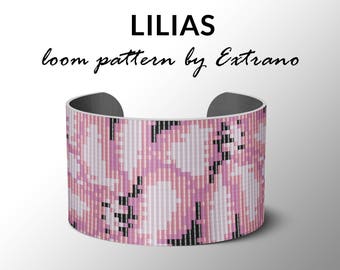 Bead Loom Pattern, Loom Tutorial, Beading Pattern, Loom Beading Pattern, Bracelet Tutorial, Bracelet Pattern, Loom Pattern - LILIAS