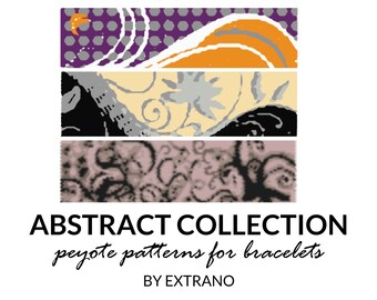 Patrones de pulsera de peyote, incluso patrón de peyote, patrón de peyote abstracto, tutorial de pulsera de patrón de peyote nativo americano COLECCIÓN ABSTRACTA