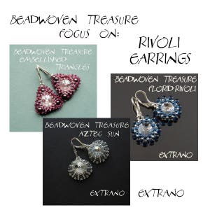 Beading tutorials, beading patterns, seed beeds jewelry: Buy ANY 3 TUTORIALS for 12 USD Earrings, Bracelets, Peyote Patterns and more image 2