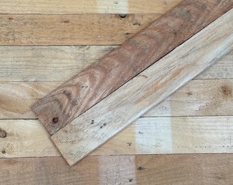 10 x Reclaimed Pallet Boards - Kiln Dried, Ideal for Wall Cladding, Planks, Slats, Rustic Crafts, Recycled Timber 900-120mm Length