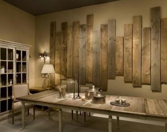 10 x Extra Wide Reclaimed Pallet Boards - Kiln Dried, Ideal for Wall Cladding, Planks, Slats, Rustic Crafts, Recycled Timber 100-120mm