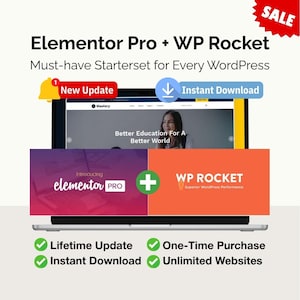 Elementor Pro + WP Rocket WordPress Plugin