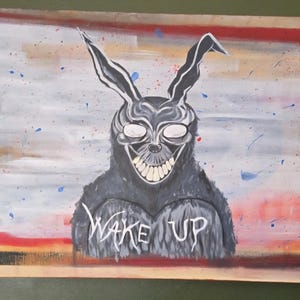 Donnie Darko Rabbit Acrylic Painting On Canvas