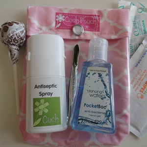 Mimmi Pigg & Röda Prickar Aj-påse 2 4x5's Genomskinligt Framfönster Första Hjälpen Sminkväska Disney Blöjväska Ryggsäcksinsats Fiskförlängare bild 7