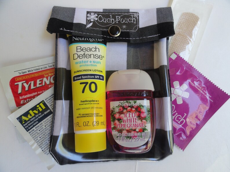 Mimmi Pigg & Röda Prickar Aj-påse 2 4x5's Genomskinligt Framfönster Första Hjälpen Sminkväska Disney Blöjväska Ryggsäcksinsats Fiskförlängare bild 8