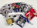 Mickey / Minnie Mouse 3x4 Clear Mini Pouch Keychain Clip Holder ID Credit Card Lip Balm Hand Sanitizer AuviQ EpiPen Vaccine Card Disney Gift 