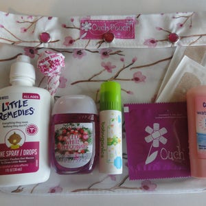 Japanska flickor genomskinlig framvävd tygpåse 7x9 Ouch-påse kosmetika medicinsk första hjälpen-kit reseblöjväska babytillbehör arrangör bild 7