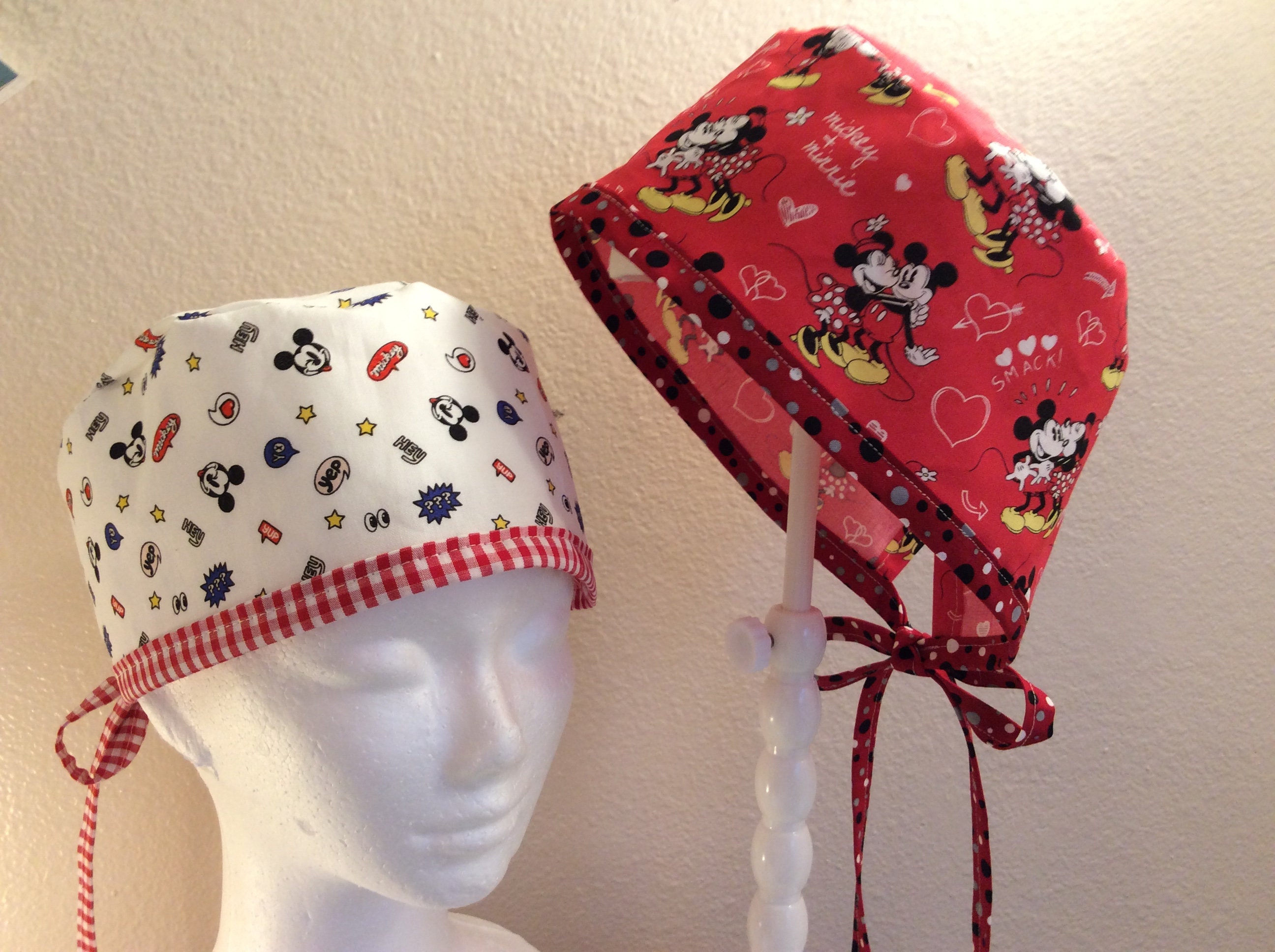 Mickey Mouse 1 Enfermera Scrub Hat Doctor Médico Quirúrgico Etsy