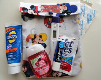 5x7 Medium Mickey Mouse Ouch Pouch First Aid Toiletries Pre School Organizer Bag Toddler Girl Boy Fish Extender Under 10