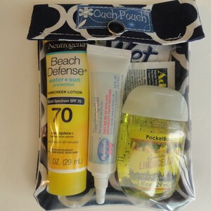 Mimmi Pigg & Röda Prickar Aj-påse 2 4x5's Genomskinligt Framfönster Första Hjälpen Sminkväska Disney Blöjväska Ryggsäcksinsats Fiskförlängare bild 9