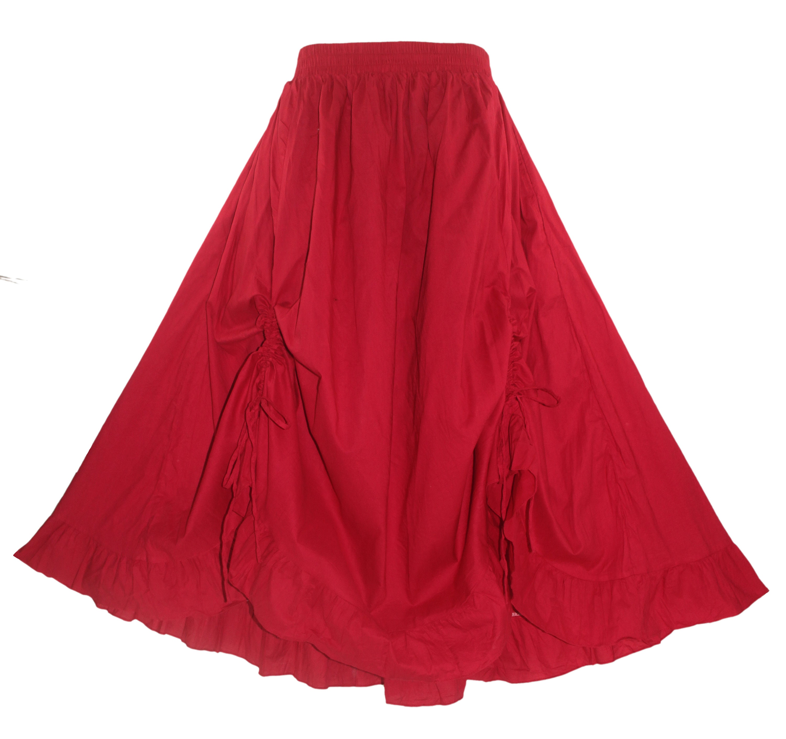 Women Cotton BOHO Gypsy Long Maxi Victorian Skirt XL 1X 2X 3X - Etsy