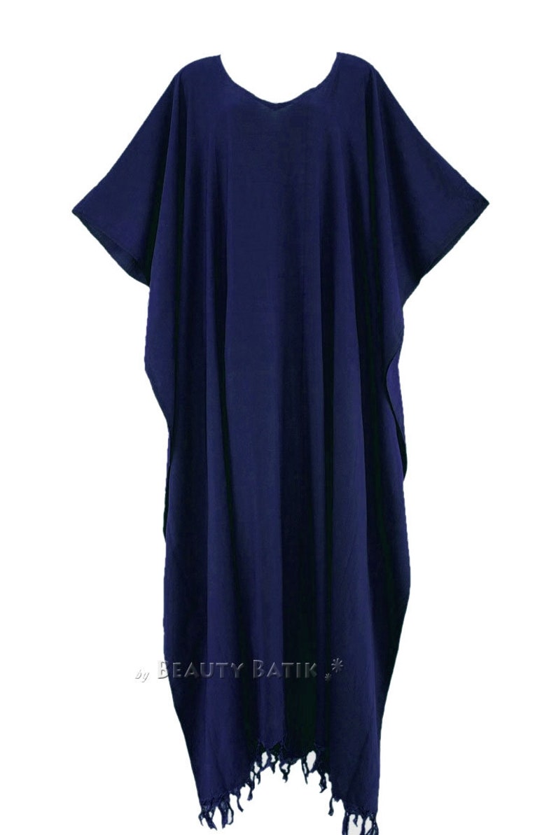 Women Caftan Kaftan Loungewear Maxi Plus Size Long Dress XL 1X 2X 3X 4X