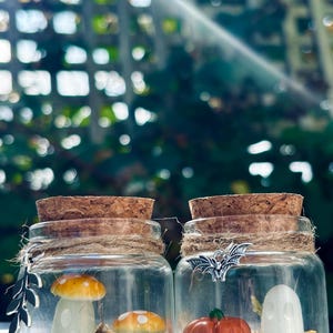 Glow in the Dark Ghost in a Jar Diorama: Spooky Halloween Terrarium