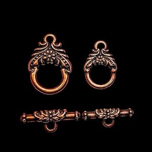 Copper Tierra Cast Toggle Clasp