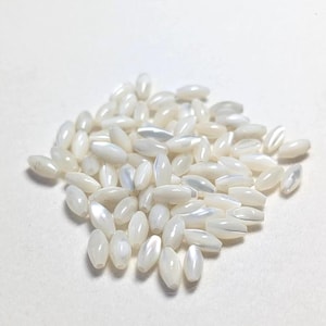Vintage Mother of Pearl Rice Beads