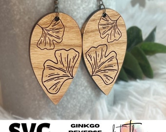 SVG Ginkgo Reverse Teardrops - 2 sizes