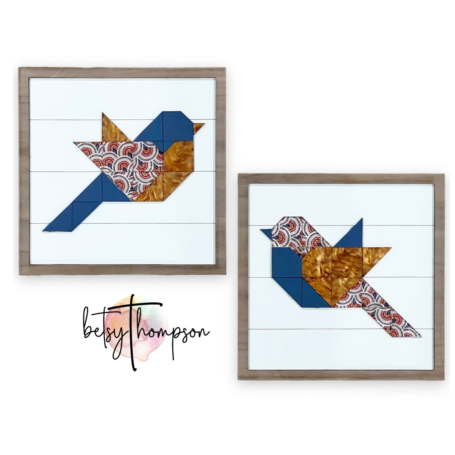 Bird Square Pattern Bird Wood Quilt Square SVG - Etsy Canada