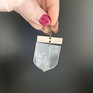 SVG Silhouette Earrings
