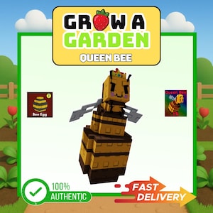 Grow A Garden Queen BeePet Cheap GaG | Fast Delivery MO1