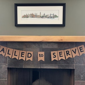 Called to Serve Banner - Mission Banner - LDS Missionary Cardstock/Vinyl