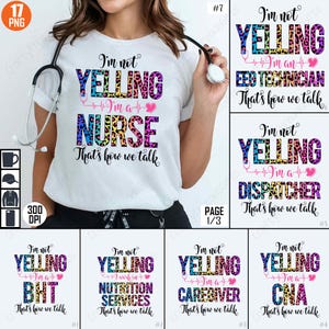 Nurse Sublimation Bundle, Yelling Nurse PNG, Nurse Clipart, Medical Staff Design, Nurse Life PNG, Nurse Digital Art, Instant Download