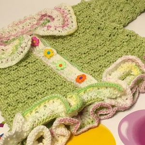 READY TO SHIP       Handmade Knit Toddler Cardigan   Acrylic Light Weight Yarn  Size 1 to 2 years