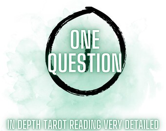 1 Question Tarot Reading, Ask Me Reading, Same Day