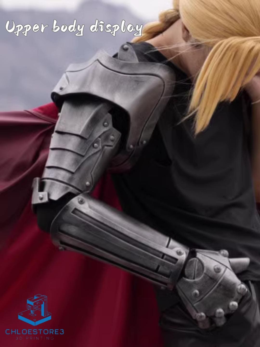 Edward Elric Mechanical Arm & Fist Blade ~ Perfect Fullmetal Alchemist Cosplay Gear ~ High-Quality EVA Material ~ Detailed Design