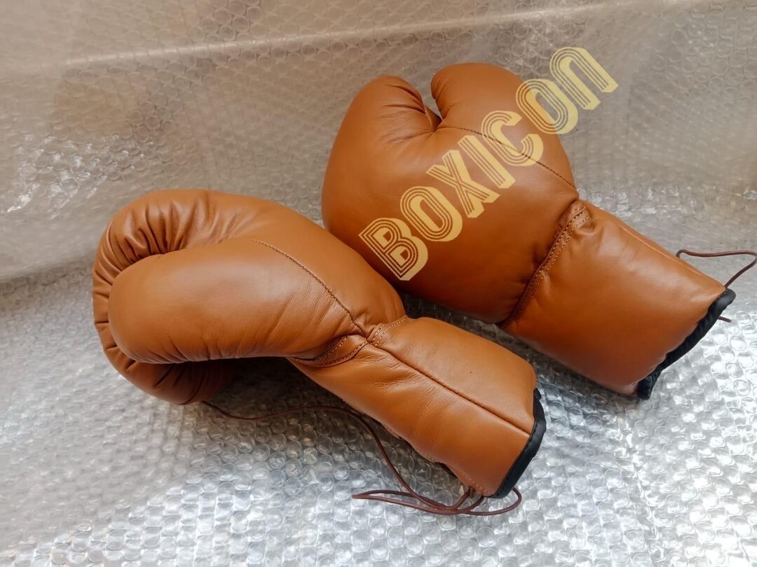 Brown Sunflower Boxing Gloves