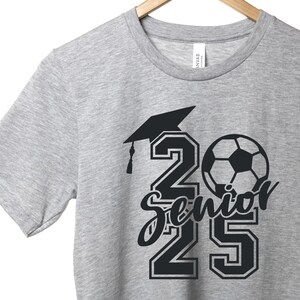 Senior 2025 Football Shirt, Class of 2025 Game Day Tee, American Football Gift T-Shirt, Graduation T-Shirt, Perfect Senior Sports Shirt