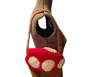 Crochet Mushroom Bag
