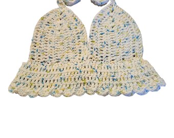 XXS Happy Go Lucky Scallop Top