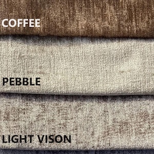 Soft Touch Chenille Curtains, Light Blocking, Rod Pocket & Back Tab Hanging