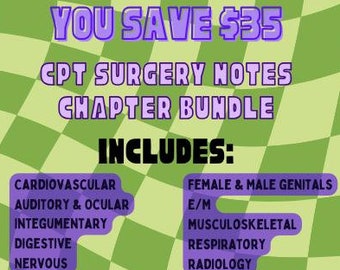 2024-2025 CPT SURGERY BUNDLE
